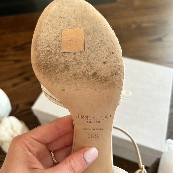 Jimmy Choo Sacora 85 Bridal Collection size 6.5 - Picture 12 of 13